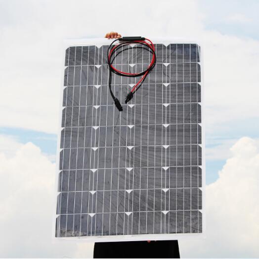 太阳谷半柔性单晶太阳能电池板18V100
